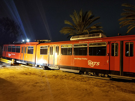 Car 1002 Arrives in Depot Yard